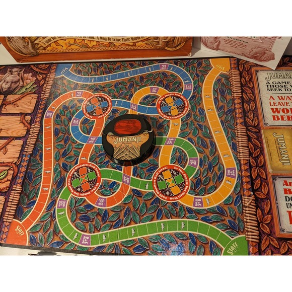 Jumanji Seek to Find Board Game Fantasy Adventure in Wooden Box 2-4 Players 8+ - Picture 6 of 11